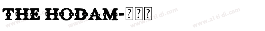 The Hodam字体转换 The Hodam字体转换
